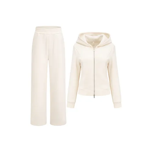 POWXV Ecru Женские Повседневные Костюмы