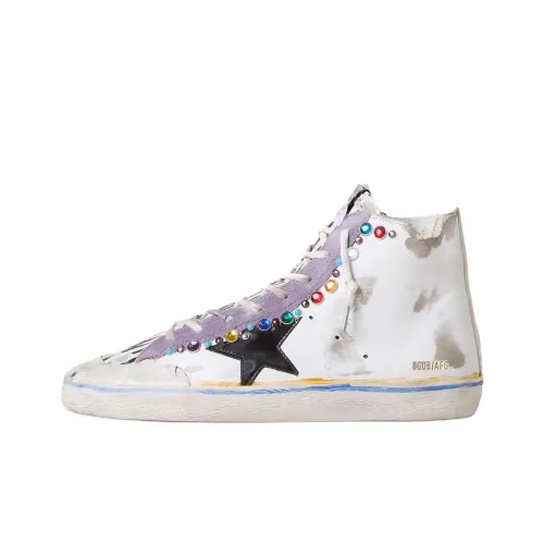 Golden Goose Francy High Топ Скейтборд Кроссовки Женские Белые