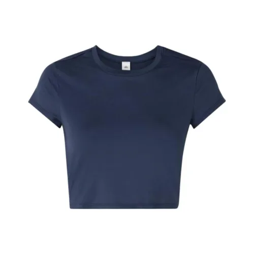 Alo Yoga Морской синий Женские T-рубашки