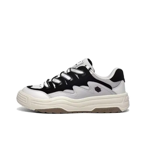 LOTTO Резиновая низкая верхняя часть скейтборд-кроссовки женские черные