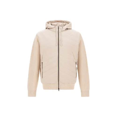 HERNO Бежевый Мужской Пуховик