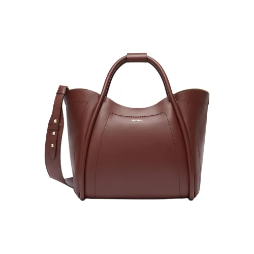 MaxMara Кожа Одно Плечо Сумка Маленькая Женская Коричневая