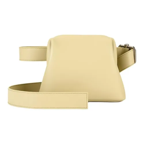 OSOI MINI BROT Сумка через плечо из коровьей кожи женская светло-желтая