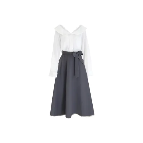 COHX Белый Женские Комплекты с Юбкой