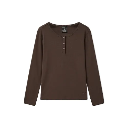 Skechers Темный Карамельно-коричневый 05U5 Женские T-рубашки