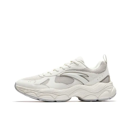 ANTA Дышащий и Легкий Низкий Топ Повседневная Обувь Мужская Белый Серый