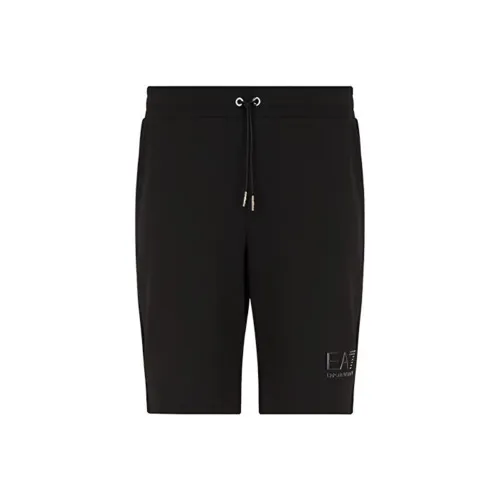 EMPORIO ARMANI EA7 Черные Мужские Повседневные Шорты