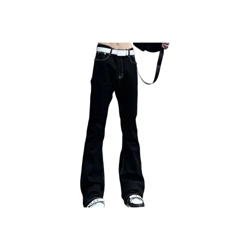 TSMLXLT Черный Унисекс Джинсы