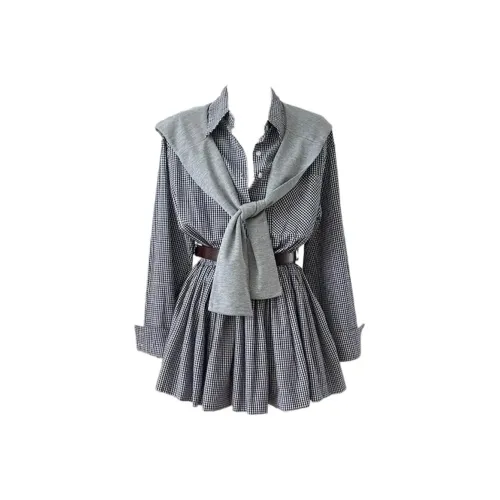 Olivia Share777 Длинное платье с длинными рукавами женское