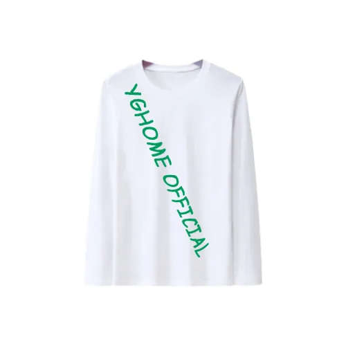 YGHOME OFFICIAL Белый Унисекс T-рубашки
