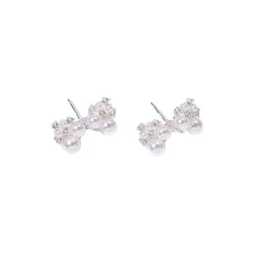 ZWU Copper Alloy Stud Earrings Women's ZWU Медный сплав Серьги-гвоздики Женские