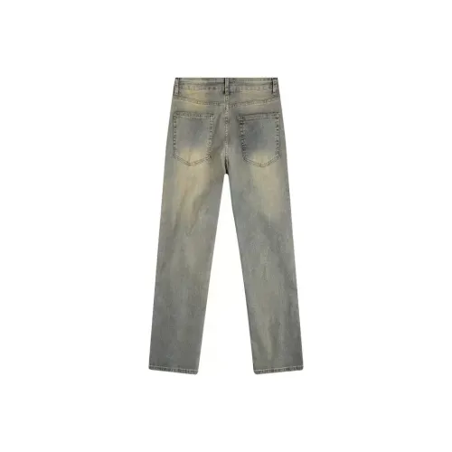 AIKEN Желтый Унисекс Джинсы