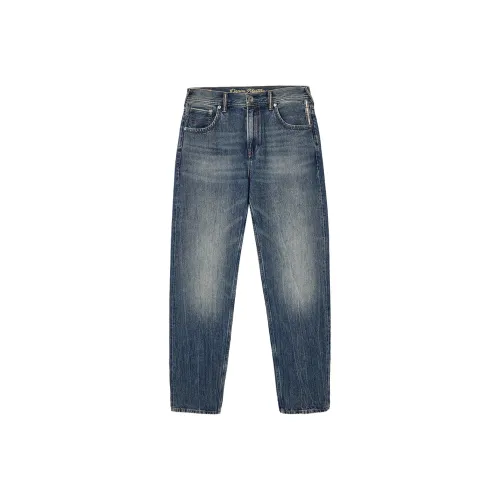 JACK JONES E42 Medium Denim Blue Men's Jeans JACK JONES E42 Средний деним синий мужской джинсы