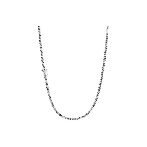 LOUIS VUITTON Металлические ожерелья Мужской Серебряный