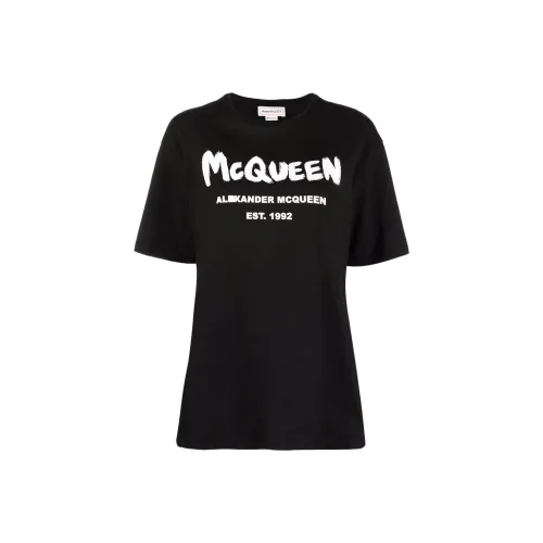 Alexander McQueen SS22 T-Shirt Женская Черная