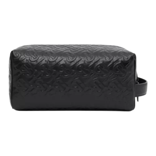 Burberry Кожа Клатч Мужской Черный