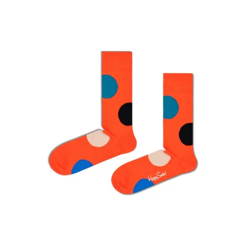 Happy Socks Red Unisex Mid Calf Socks Happy Socks Красные Унисекс Носки до икры Mid