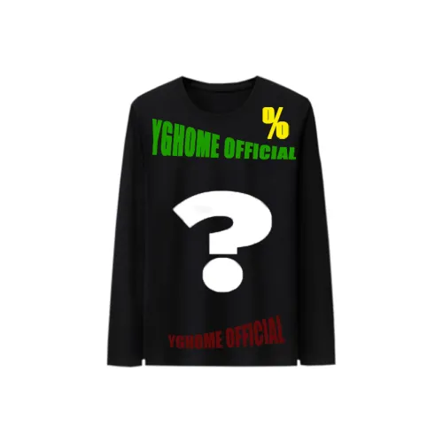 YGHOME OFFICIAL Черный Унисекс T-рубашки