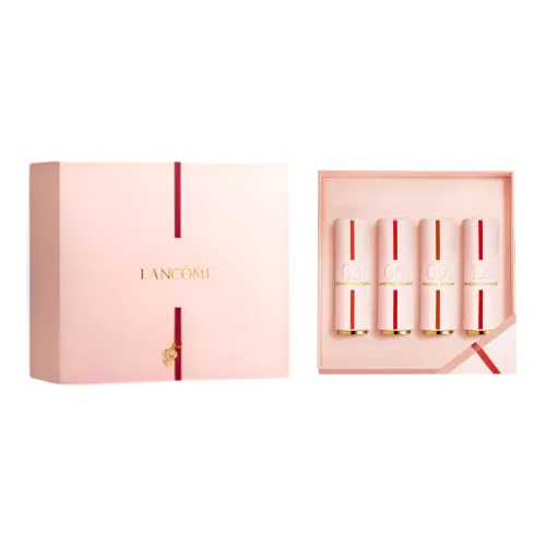 LANKOU Все Season Ограниченная серия 4 штуки Подарочная коробка Помады Велюр Легко смешивается 3,4G*4