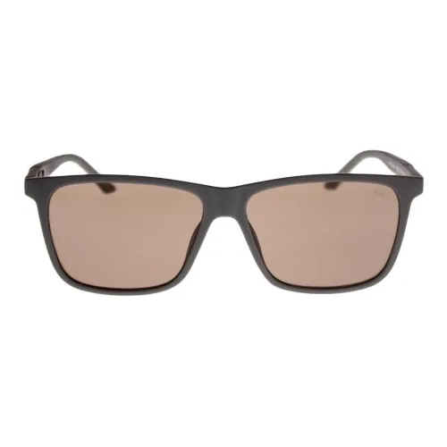 PUMA Ацетатный Квадратные Солнцезащитные Очки Мужские Серые