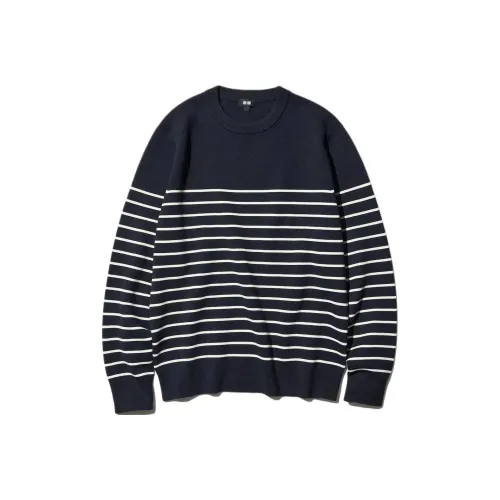UNIQLO Морской синий Унисекс Свитера