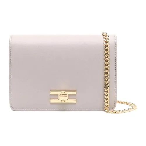 Elisabetta Franchi Сумка через плечо из синтетической кожи женская жемчужная