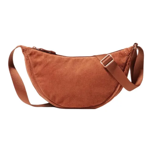 UNIQLO Хлопок Сумка через плечо Мини Женская Коричневая