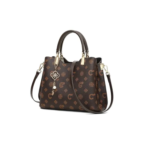 C°BANNER Сумка через плечо из синтетической кожи сумка-тоут обычная женская кофейного цвета