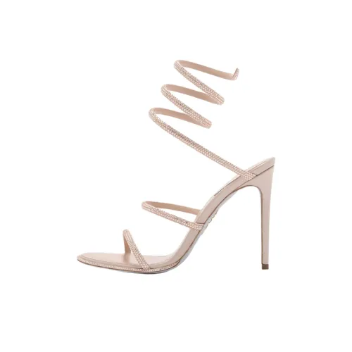 RENE CAOVILLA Cleo One Sandals Strap 10,5cm Women's Beige