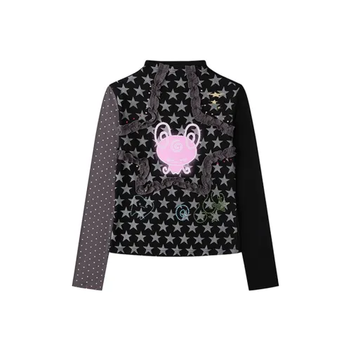 BETWEENAND Черный В наличии Женские T-рубашки