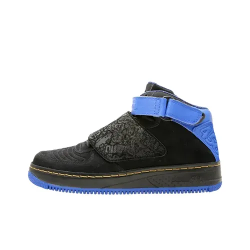 Jordan Air Джордан Fusion 20 Винтажные баскетбольные кроссовки Унисекс Черный Синий