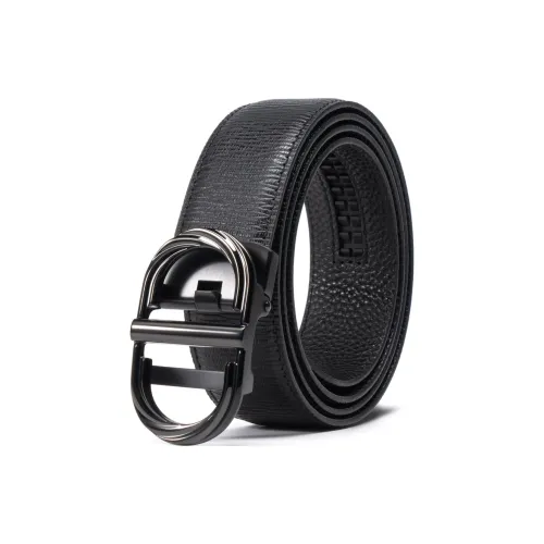 CHRISDIEN DENY Коровья кожа Нержавеющая сталь Кожаные ремни Мужской 3,5 см