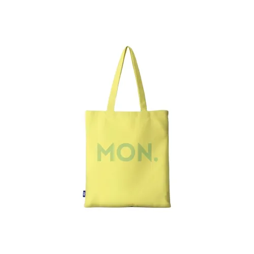 NEARAY Холщовая сумка сумка через плечо сумка среднего размера женская Monday желтая