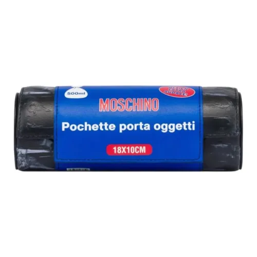 MOSCHINO PU (полиуретан) Полиуретановое волокно Одно плечо Клатч Стандартный Женский Синий и Черный