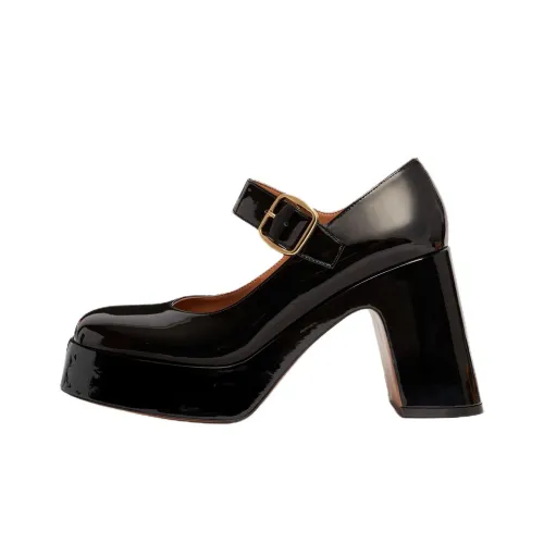 Stella McCartney Mary Jane с грубым каблуком 10 см женские черные