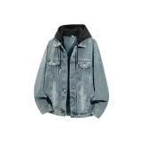 Синий с черной шляпой