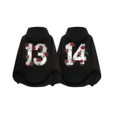 2 пачки (Черная вышивка Розовый 13 + Черная вышивка Розовый 14)