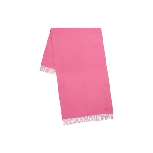 Mulberry Мериносовая шерсть Вязаные шарфы Женские Розовый