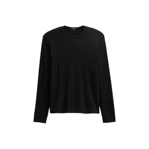 JAMES PERSE Хлопок Кашемир Длинный Рукав Т-Рубашка Мужская