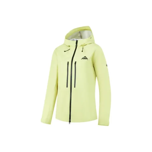 QIAODAN Эльфийский зеленый Женский тренч