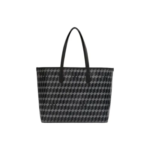 AU DEPART Телячья кожа с покрытием холст сумка через плечо женский черный и морской синий