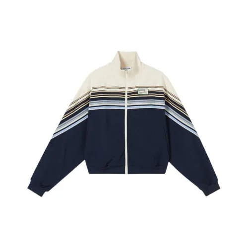 LACOSTE Collaboration XCH Темно-синий Белый Женские Свитшоты