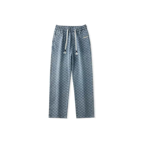 SNOOPY Ностальгический синий унисекс джинсы