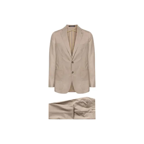 Tagliatore Light Brown Men's Business Suits Tagliatore Светло-коричневые Мужские Деловые Костюмы