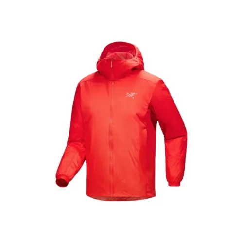 Arcteryx Теплоизоляционная ветровка мужская цвет красный серия Dynasty