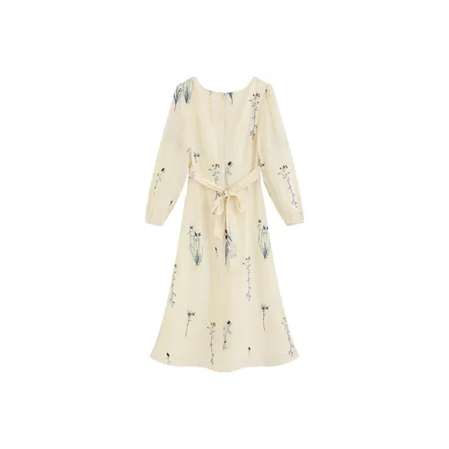 AURORA DIARY Длинное платье с длинными рукавами женское