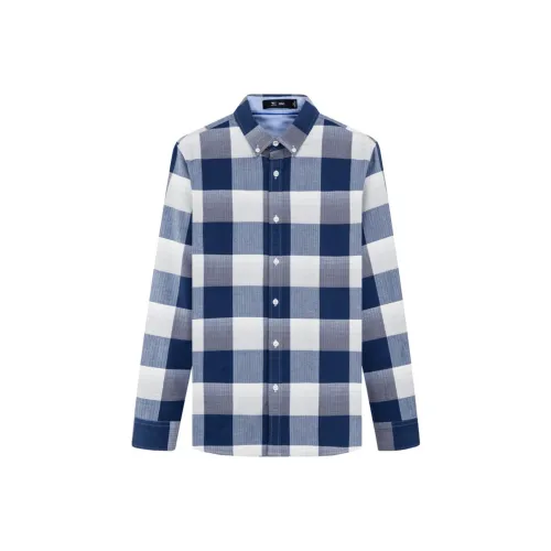 SEPTWOLVES Синий Унисекс Рубашки