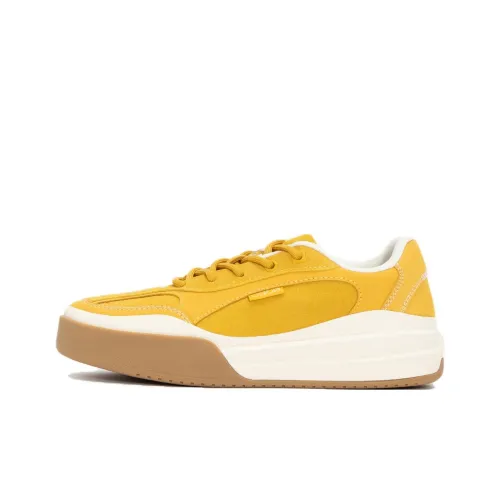 CGUA Водонепроницаемый Устойчивый к истиранию Легкий Низкий Топ Скейтборд Кроссовки Женские Желтые