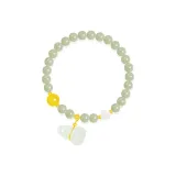 Браслет "Тыква" зеленого цвета