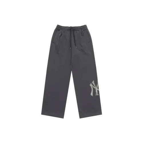 MLB MONOGRAM Коллекция New York Yankees 25FW Повседневные брюки Унисекс Стандарт Угольный серый
